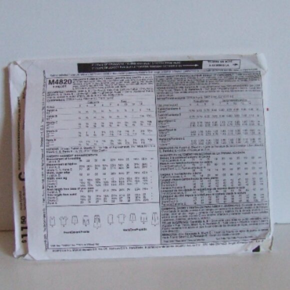 McCall's uncut sewing pattern boys gym clothes shirt tank top shorts basketball - Picture 2 of 5